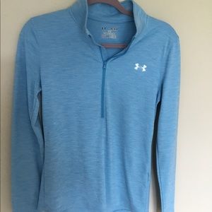 Fitted, Quarter zip athletic pullover